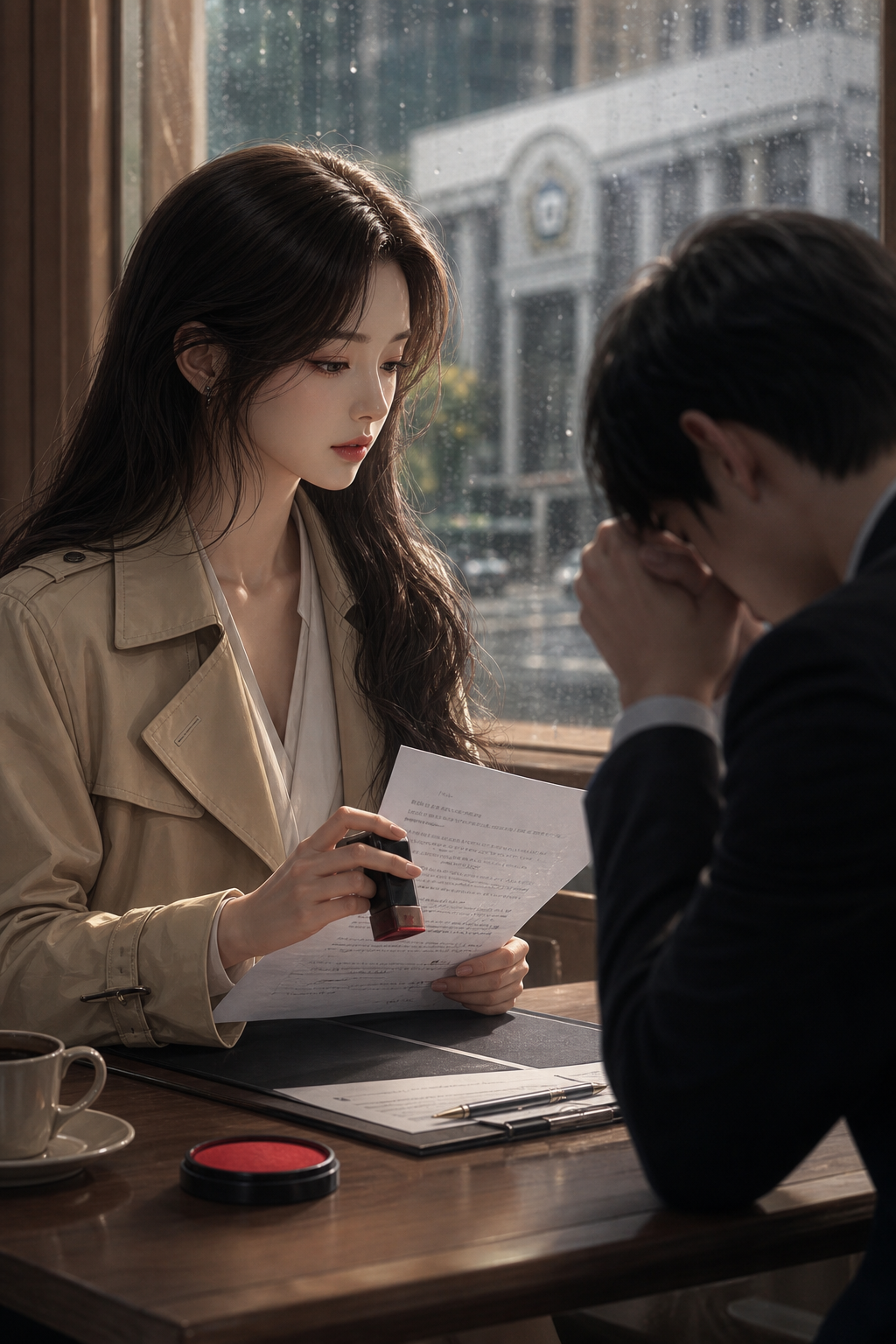 합의서 찍는 날, 전남편이 울었다 표지
